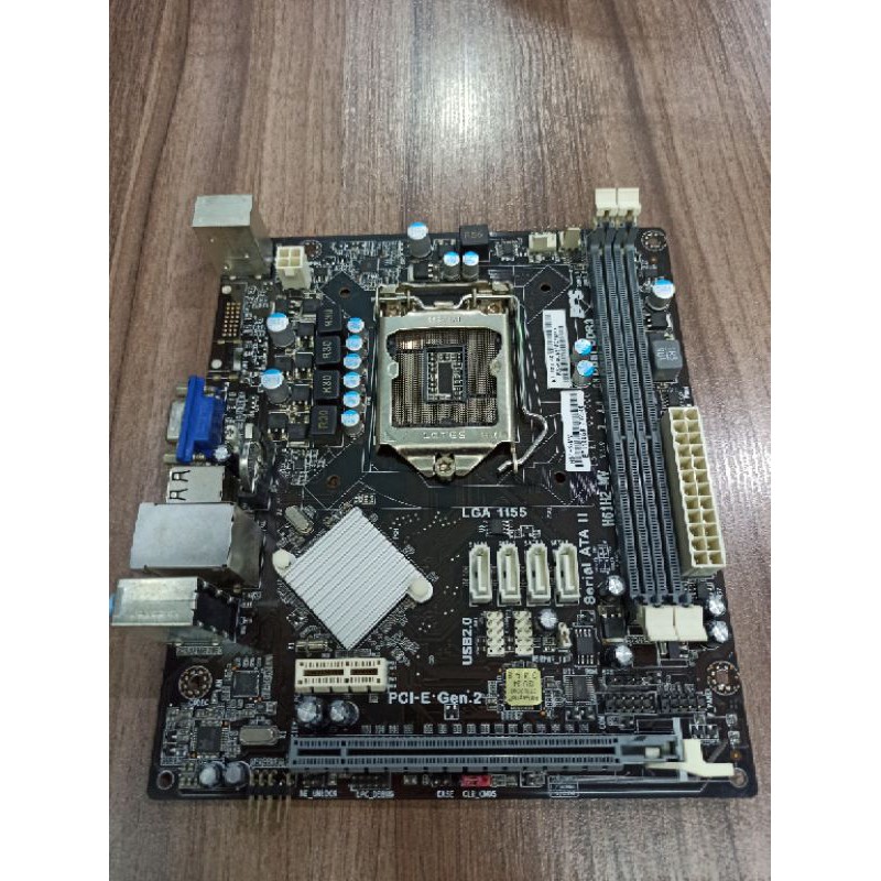 OBRAL MURAH MOTHERBOARD INTEL MERK ECS-FOXCON-ASROCK-BIOSTAR H61 SOKET 1155 MANTAP
