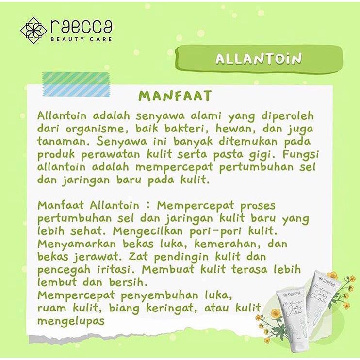 BPOM-[BELI 1 GRATIS 1 MASKER] Moisturizer Jelly Centella by Raecca 15ml