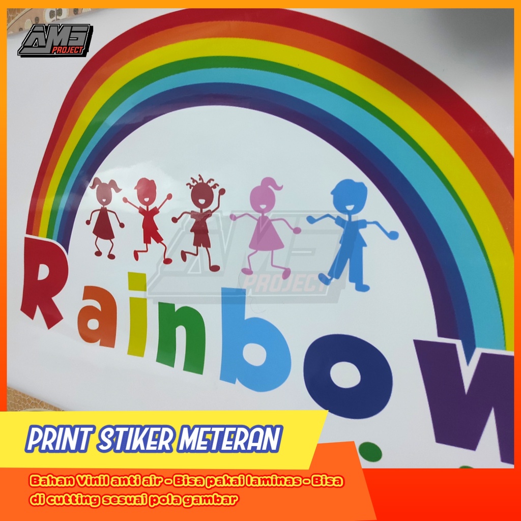 

Printing Stiker Meteran / Custom stiker besar / Bahan Stiker Premium Waterproof