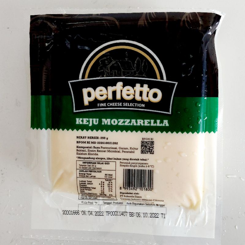 

Perfetto Keju Mozzarella 250g