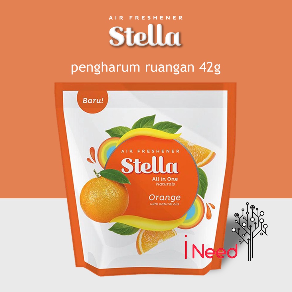 (INEED) STELLA Pengharum Ruangan | Stella Air Freshener All in One - Stella All in One 42g