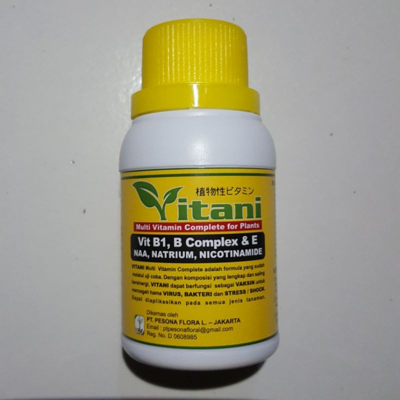 Pupuk Vitani 100ML Multivitamin Tanaman B1, B Complex dan E