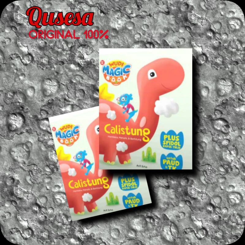 Wudi magic book calistung (original 100%)