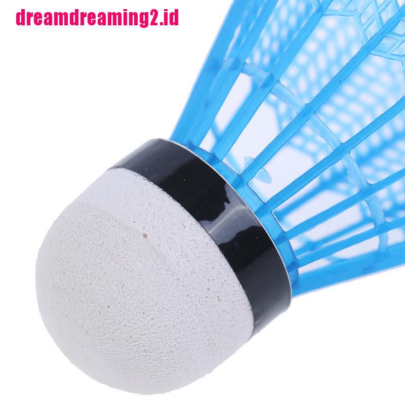 （✔✔❤12pcs Shuttlecock / Kok Badminton Bahan Plastik Warna Warni Untuk Latihan