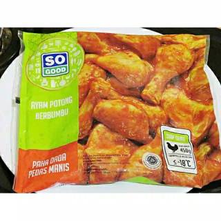 So Good Ayam Potong Bumbu Pedas Manis 450GR (paha dada)m ...