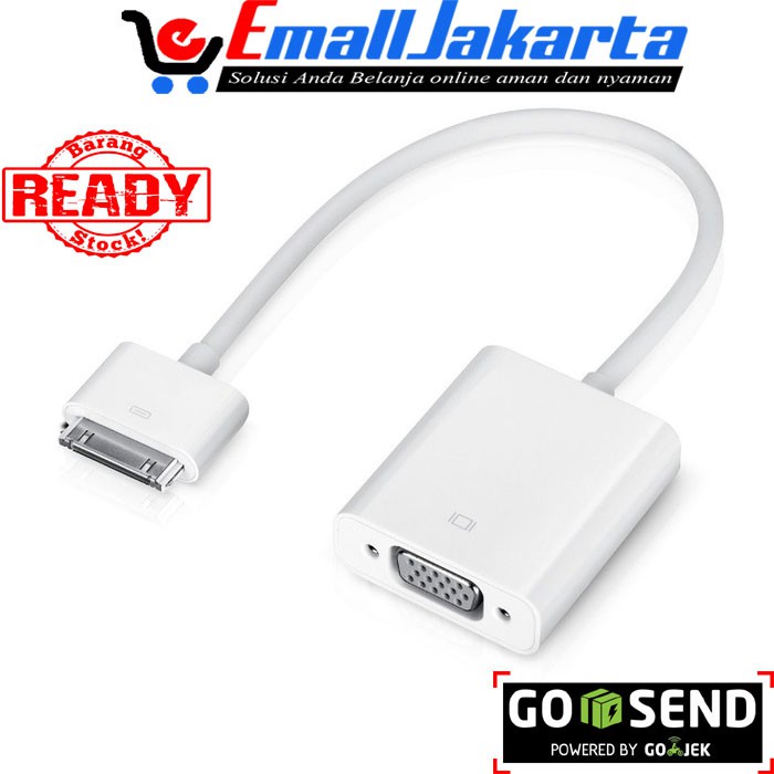 For Ipad Dock Connector To VGA Adapter