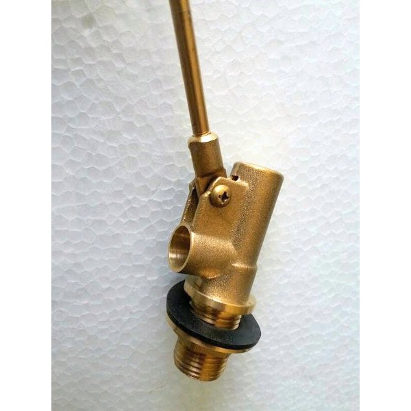 Paling Murah     Pelampung Bola kuningan Soligen Drat Setengah Toren Bak Pam