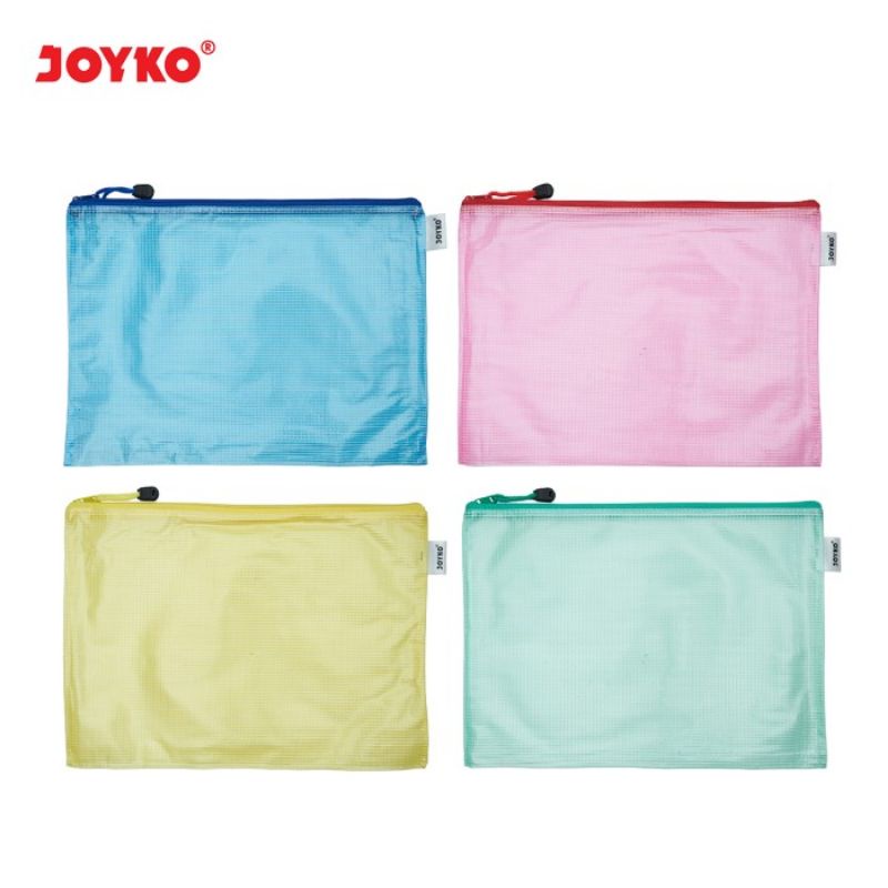 

Map Zipper A4 Jaring Resleting Aneka Warna Joyko