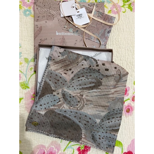 PRELOVED BUTTONSCARVES OPUNTIA MINT