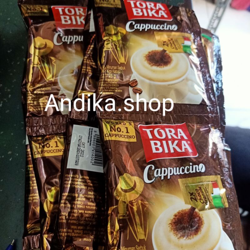 

Torabika capucino kemasan renteng 10@25gram