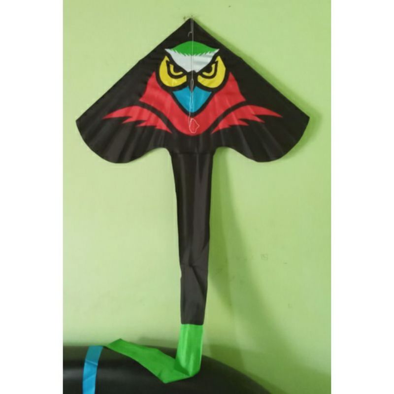 Layangan Kain Burung Hantu Owl / Grosir Layang Layang Hias Lipat