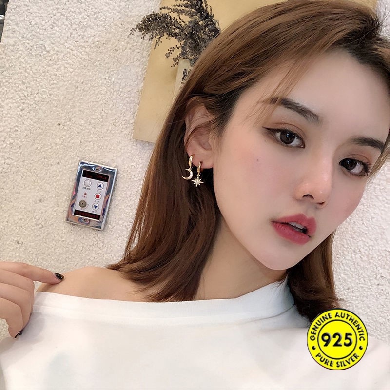 Anting Tusuk Sterling Silver 925 Untuk Wanita