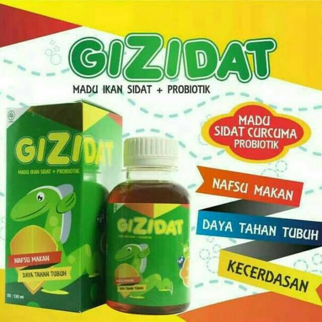 Gizidat Vitamin Penambah Nafsu Makan Daya Tahan Tubuh Kecerdasan Anak