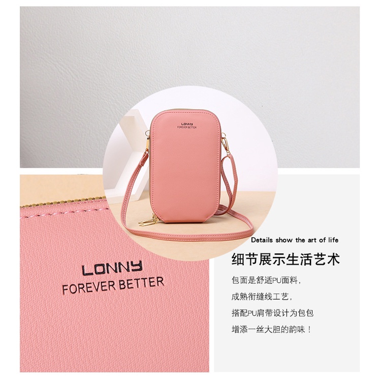 Tas Selempang Wanita Touch Screen Import ORIGINAL FOREVER BETTER / Tas Bahu Wanita Layar Sentuh- 412