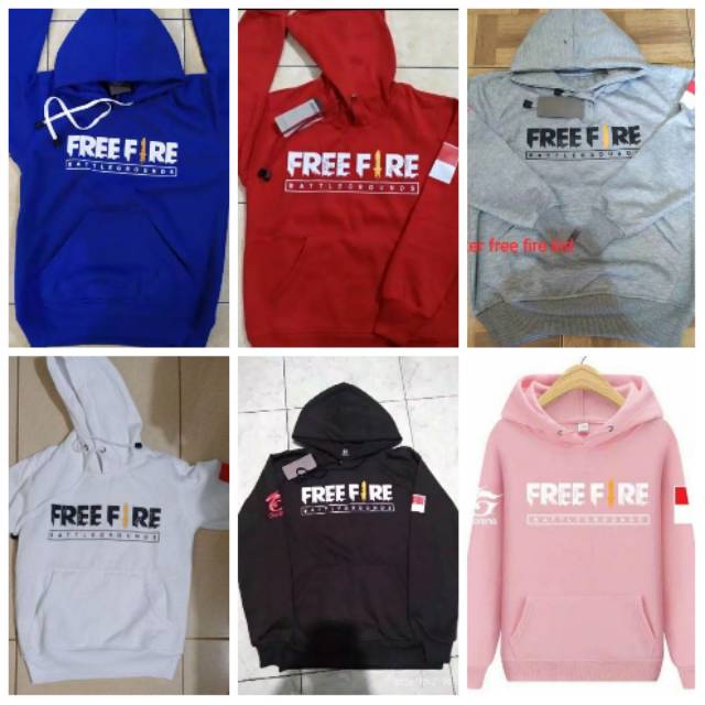 Sweater Anak Free Fire Gamer FF Hoodie