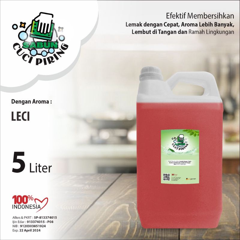 Sabun Cuci Piring Aneka aroma kemasan jurigen 5 liter