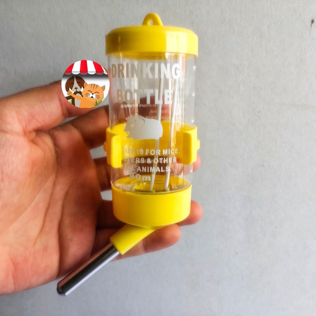 Tempat Botol Minum Hewan 80ml Hamster Kucing Kelinci Pet Drinking