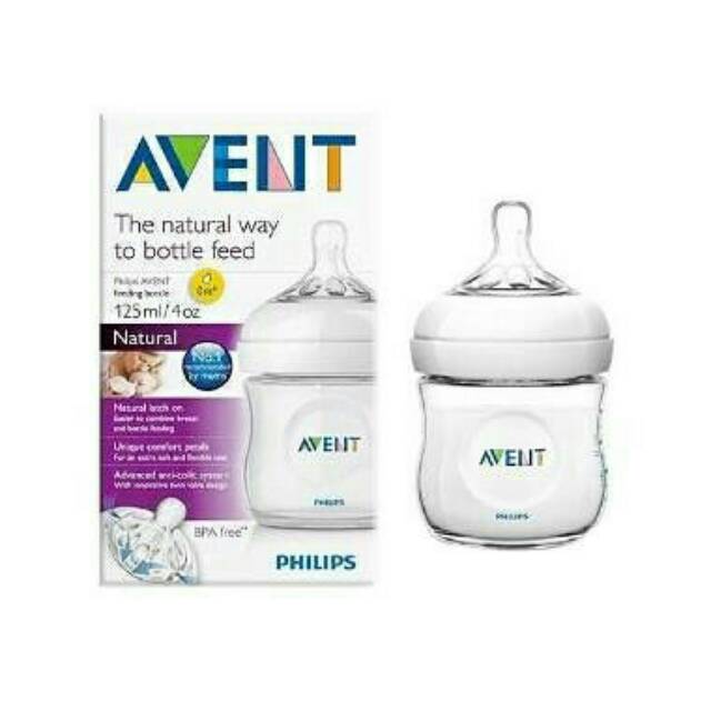 ♥BabyYank♥ AVENT SCF690/13 SINGLE PACK BOTOL NATURAL - BOTOL SUSU AVENT NATURAL 125ML