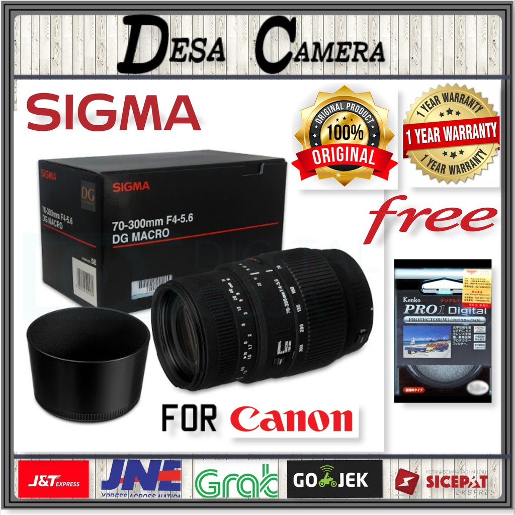 Sigma 70 300mm F 4 5 6 Dg Macro Lens For Canon For Nikon Garansi Resmi Shopee Indonesia