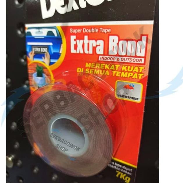 

^Harga Terjangkau,,✪ Dextone Super Double Tape Indoor & Outdoor Perekat Transparan 12 mmx2m *e,^