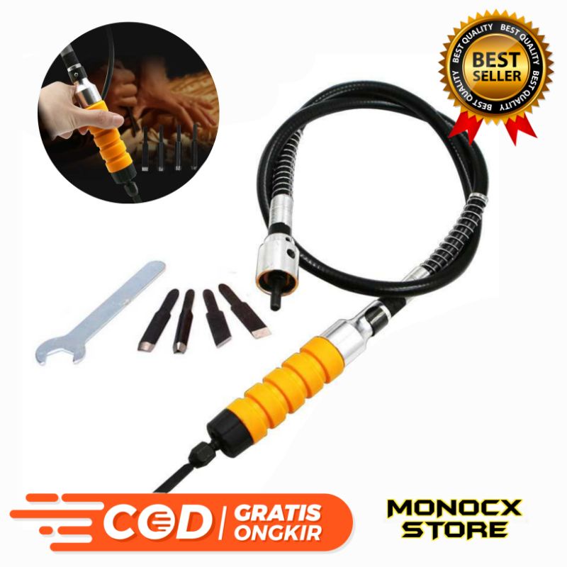 

VamsLuna Alat Ukir Kayu Electric Chisel Wood Carving Tool Set - RI0240