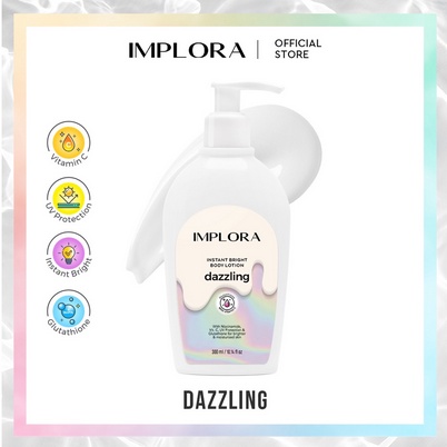 ⭐BAGUS⭐ IMPLORA INSTAN BRIGHT BODY LOTION 300ml