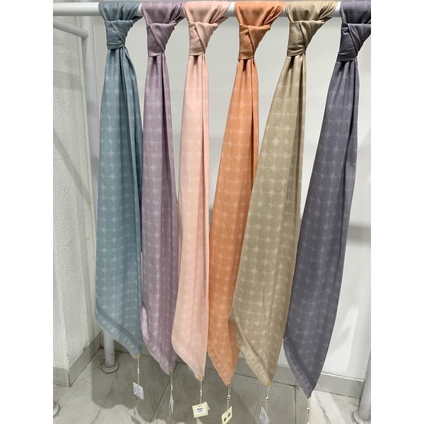 Xanadu monogram  Ria Miranda Buttonscarves