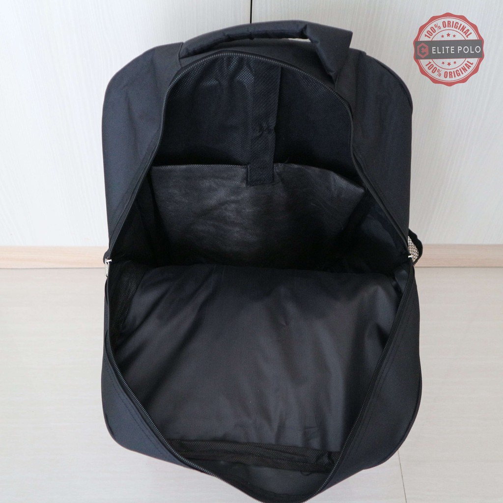 Tas Ransel Laptop Elite Polo Original Promo Bonus Rain Cover Ada Slot Laptop Murah Sekolah Kerja