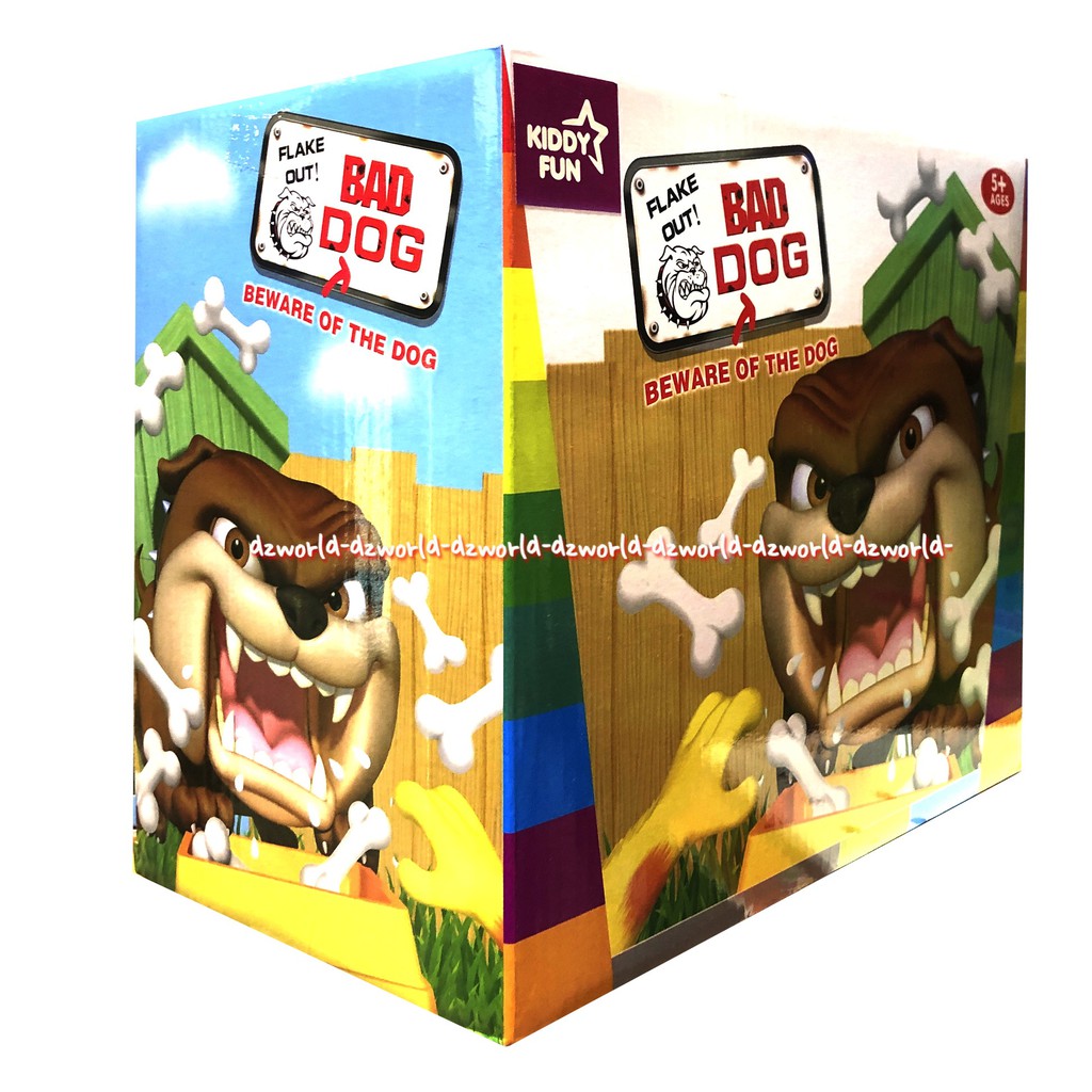 Kiddy Fun Bad Dog Beware of Dog Mainan Digigit Anjing Pitbull