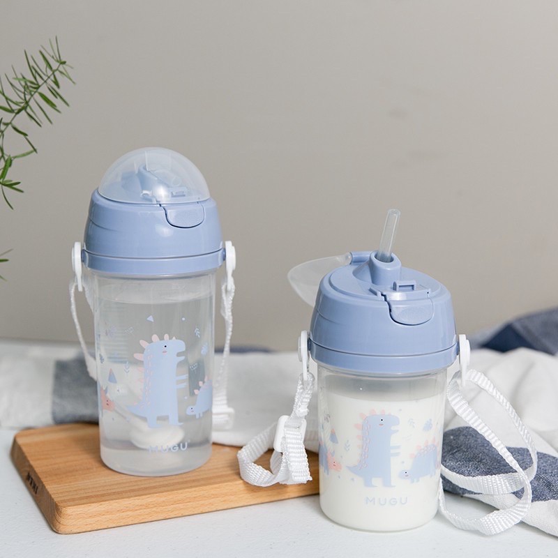 Mugu Strap Drink Bottle / Botol Minum Anak 350ml