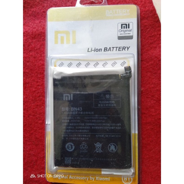 Baterai Xiomi Not 4X