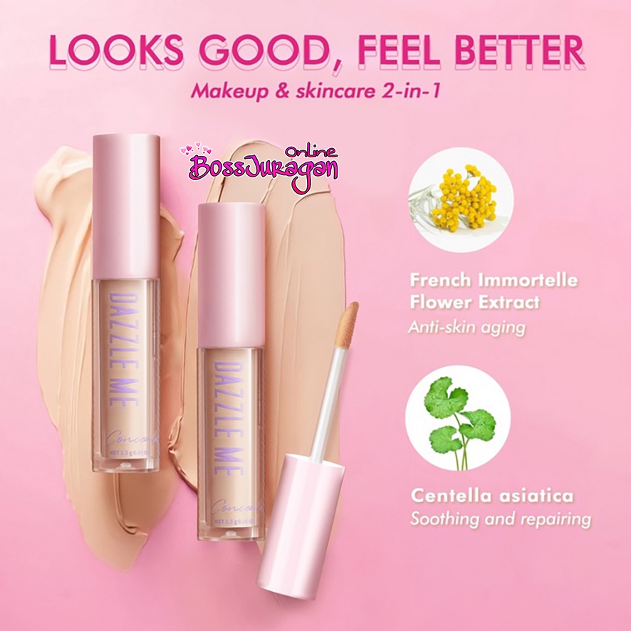 (BOSS) DAZZLE ME Our Secret Cover Concealer - Liquid Makeup Tahan Lama Matte