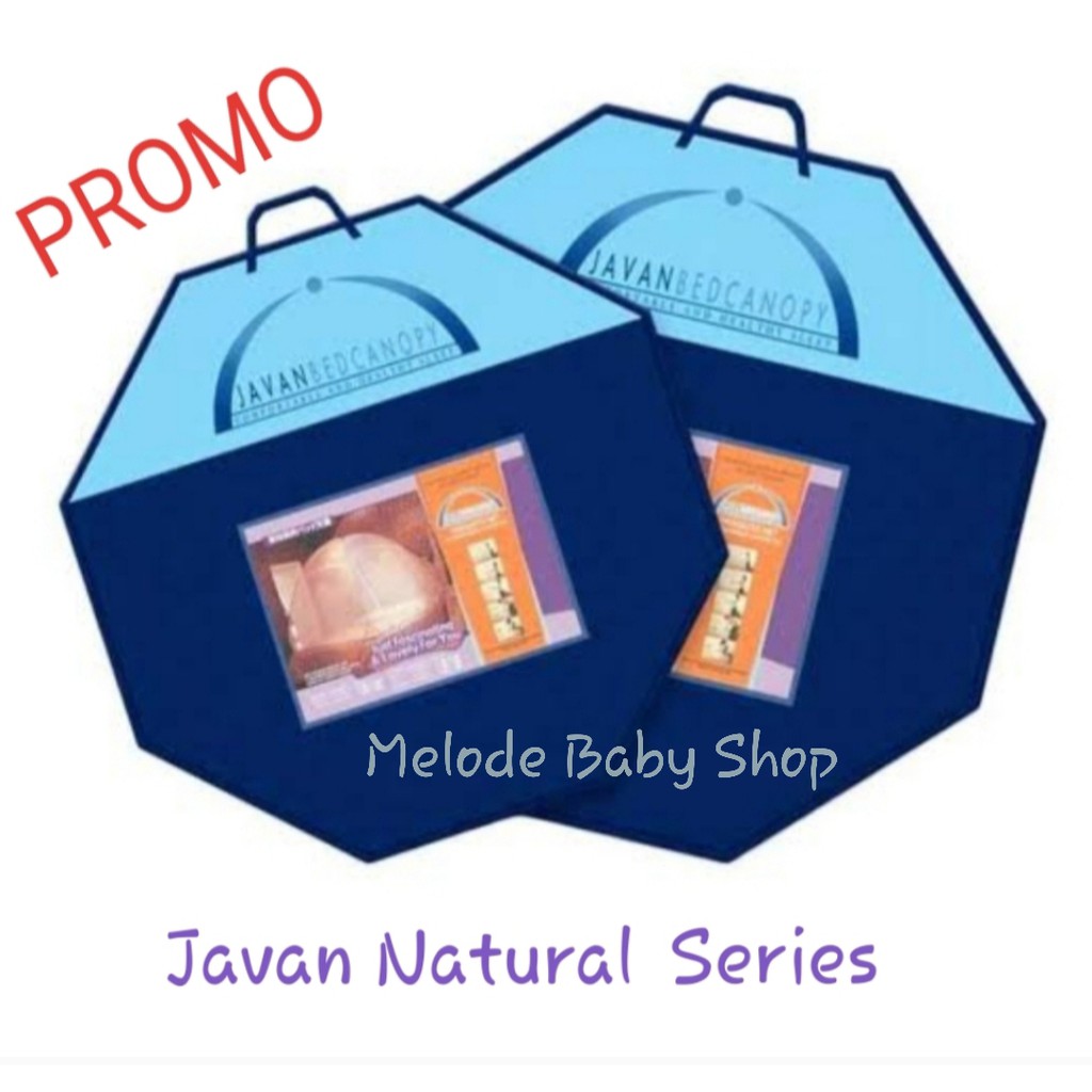 Kelambu JAVAN Natural Series Bed Canopy / King 180x200x145cm/ Kelambu Lipat / Kelambu Modern