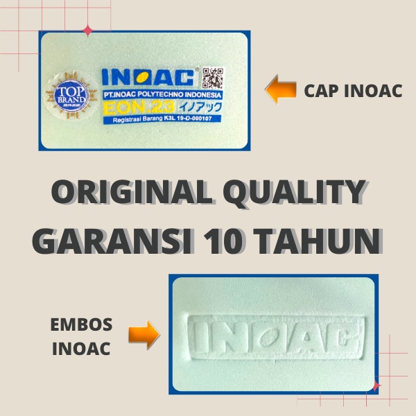 KASUR BUSA INOAC EON D23  ORIGINAL GARANSI ANTI KEMPES 10 Tahun -Raja Inoac