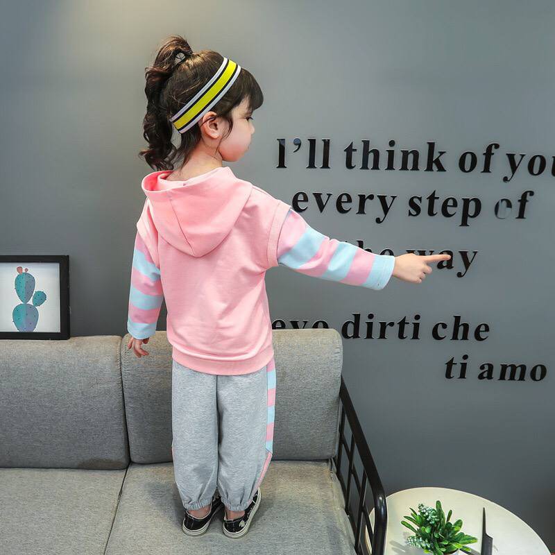 Promo !! setelan anak cewek lucu termurah /  setelan ready bear colour import sz uk 1-2th