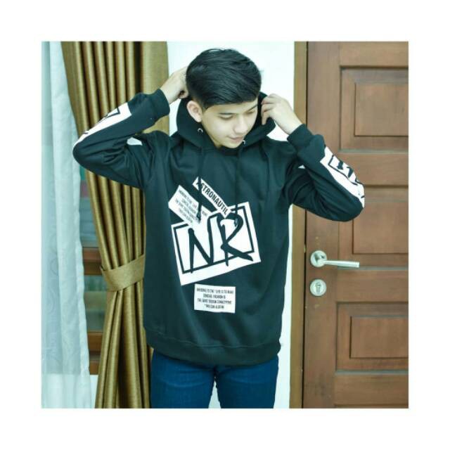 Mokokomo NR Flecee Sweater Hoodie Pria Lengan Panjang Baju Pria Atasan Pria