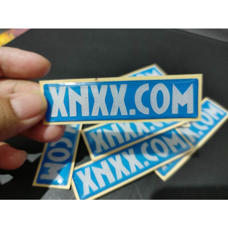 STICKER TIMBUL XNXX EMBLEM XNXX