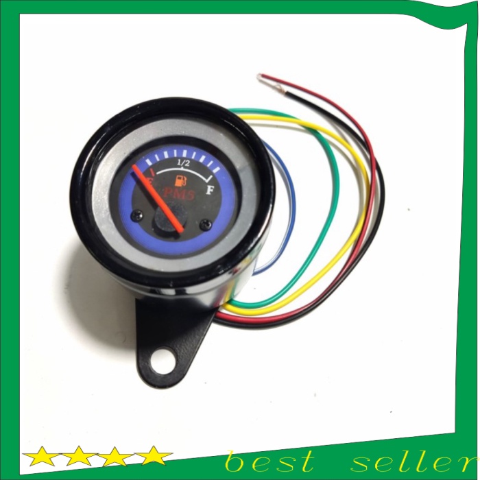 speedometer fuel meter ampere bensin hitam Variasi fuelmeter - biasa