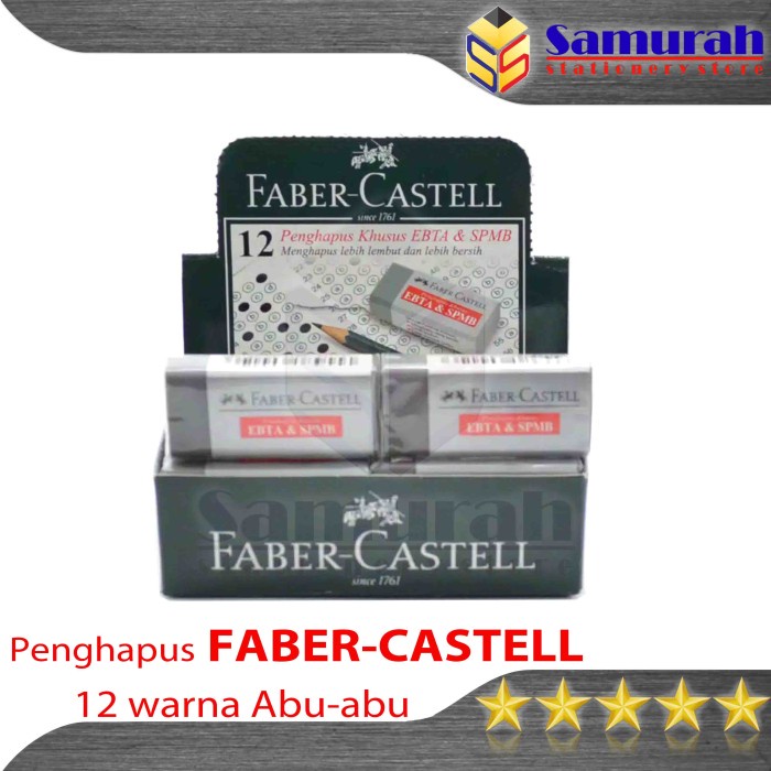 

Produk Penghapus Faber - Castell Ebta & Spmb / Stip Hapus Abu Isi 12 Pcs /Pak Berkualitas