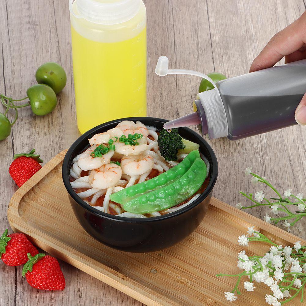 Top Squeeze Sauce Bottle Gadget Rumah Tangga Alat Dekorasi Bumbu Aksesoris Dapur Condiment Squeeze Bottles