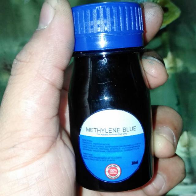 Obat Biru (Methylene Blue 30ml) Untuk Ikan Cupang/Arwana/Louhan/ikan Koi