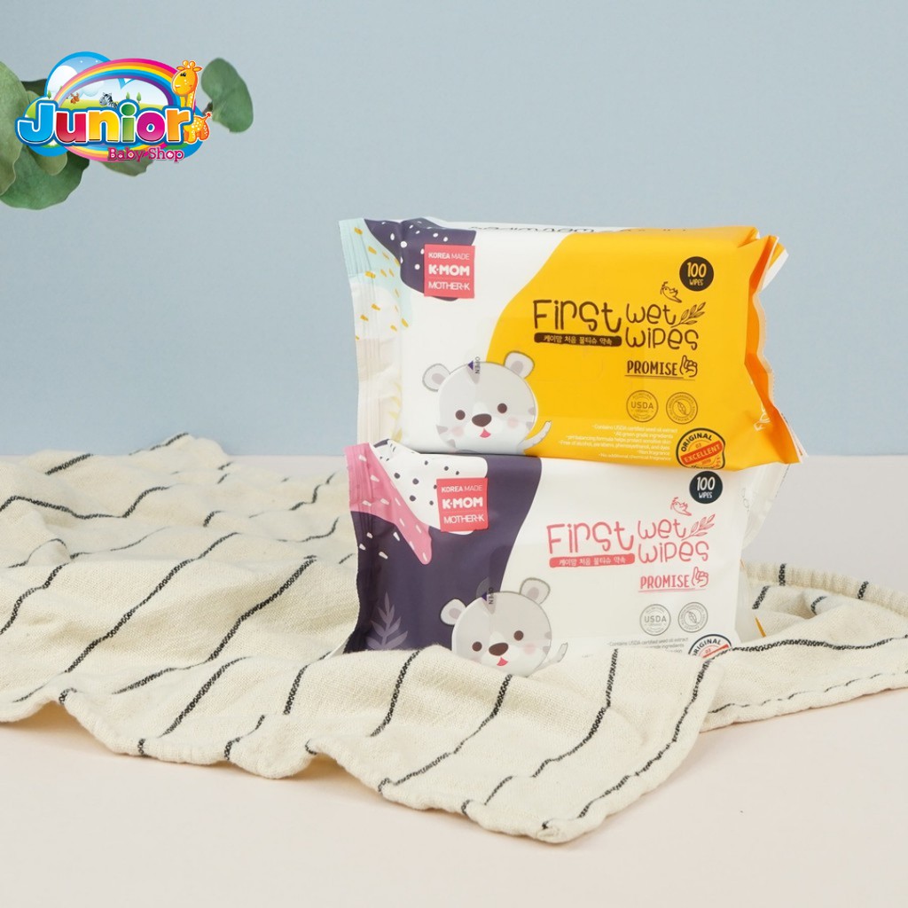 K-MOM First Wet Wipes 100pcs Promise