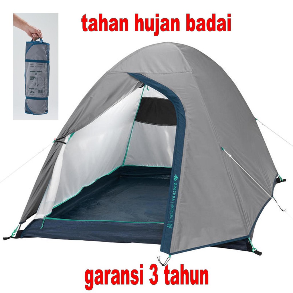Tenda Kemping Waterproof Camping Tent Kapasitas 2 Orang p man people person Hiking Lapis double laye