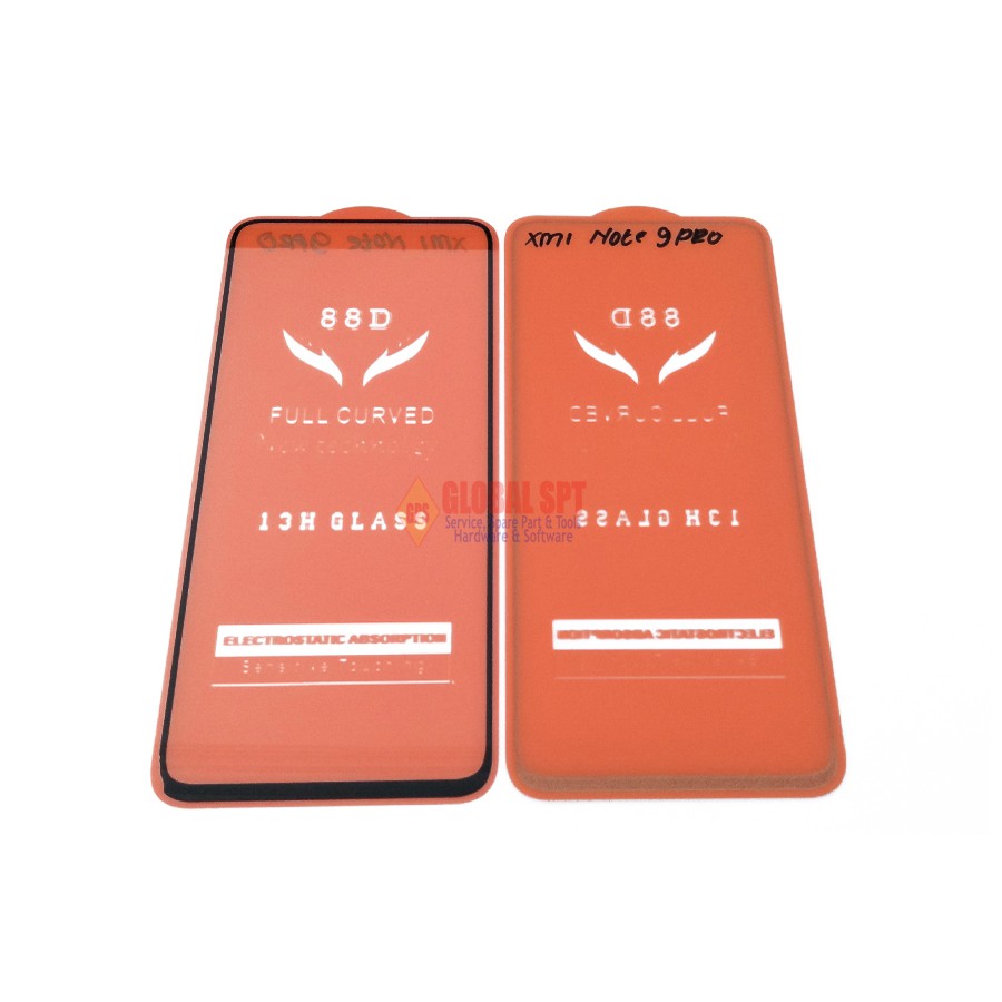 ANTIGORES KACA XIAOMI NOTE 9PRO / 9S / FULL WARNA / TEMPERED GLASS / AG TG / REDMINOTE 9 PRO