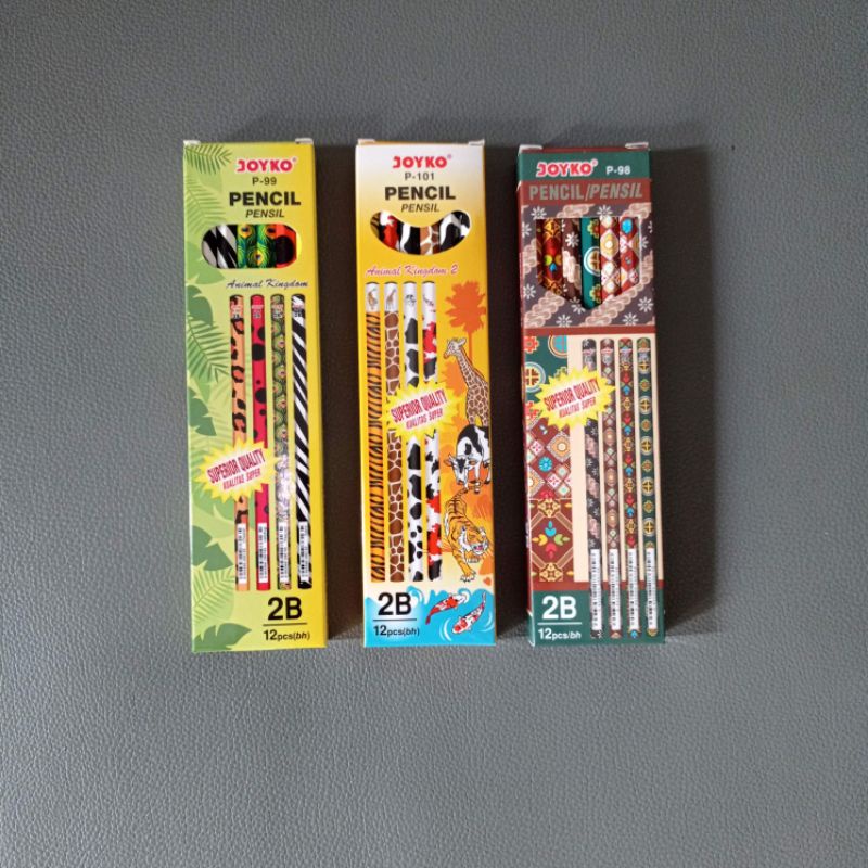 

Pencil / Pensil Joyko 2B motif [12 pcs]