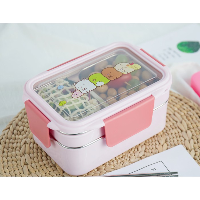 Kotak Makan Tempat Bekal Yooyee 304 Bpa Free 2 Tingkat