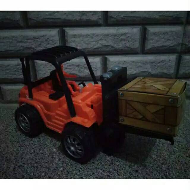 MAINAN MOBIL FORKLIFT ANAK EDUKASI - MAINAN FORKLIFT MURAH ANAK
