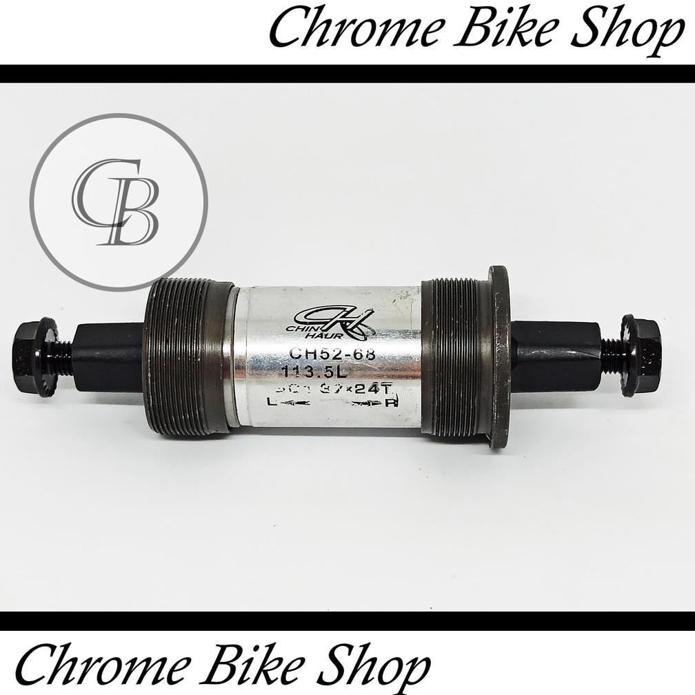 Bb Kotak Bearing Bottom Bracket 111 113.5 118 122 127 As Tengah As Gir Axle Axis Square Sepeda Unite
