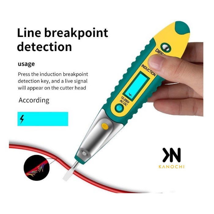 Test Pen Non Contact AC Voltage Alert Detector testpen VD700 LCD