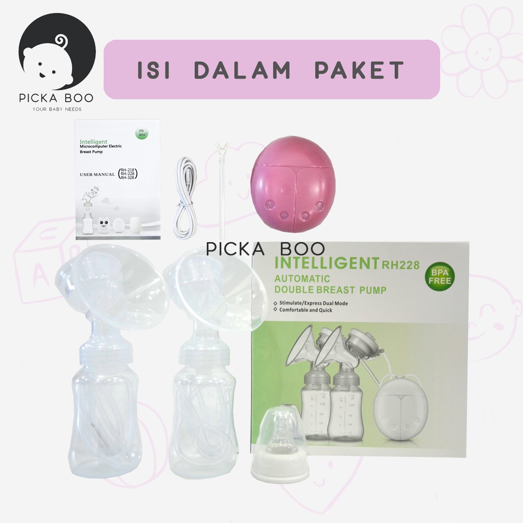 PICKA BOO Pompa Asi Elektrik Double Breast Pump